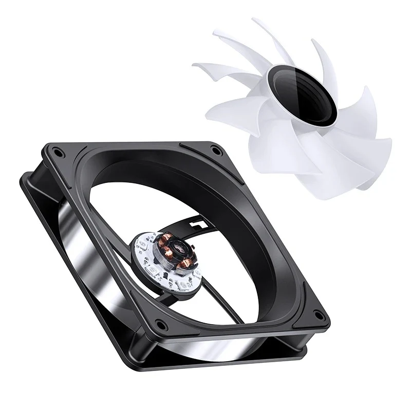 Jonsbo FR-606B 25mm ARGB Infinity Mirror Series Fan (Black)