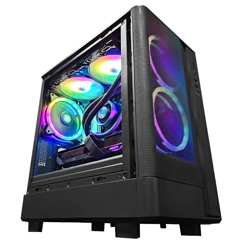 Sigma DB330M Mesh Black Desktop Gaming PC | Ryzen 5 7500F | 32GB RAM | 1TB SSD | RX 9060 XT | Windows 11 Pro