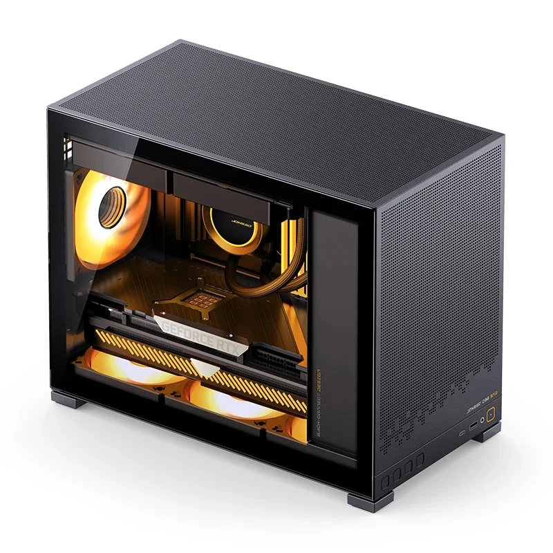 Jonsbo D32 STD M-ATX Computer Case (Black, White)
