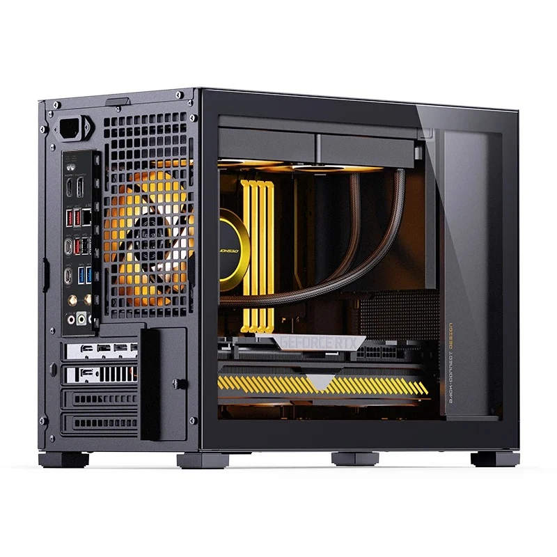Jonsbo D32 STD M-ATX Computer Case (Black, White)