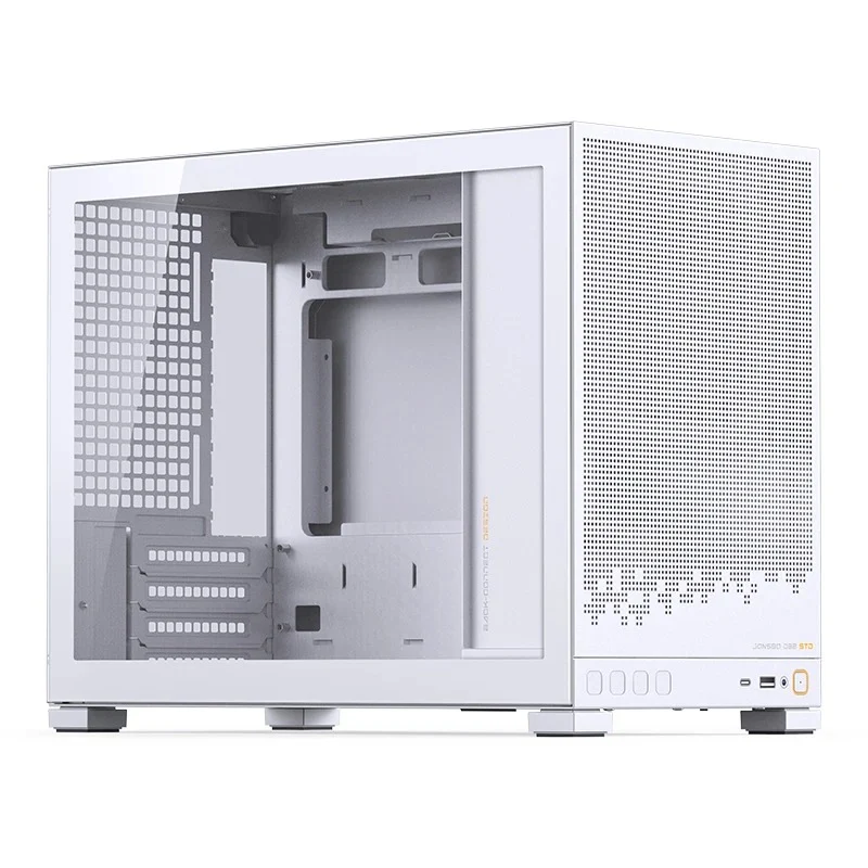Jonsbo D32 STD M-ATX Computer Case (Black, White)