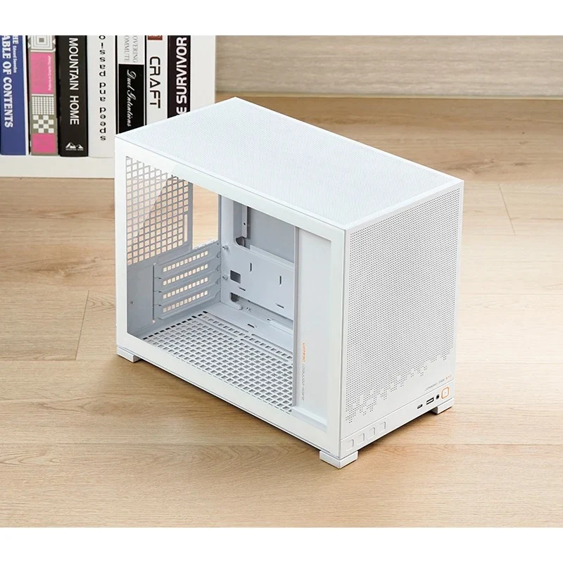Jonsbo D32 STD M-ATX Computer Case (Black, White)