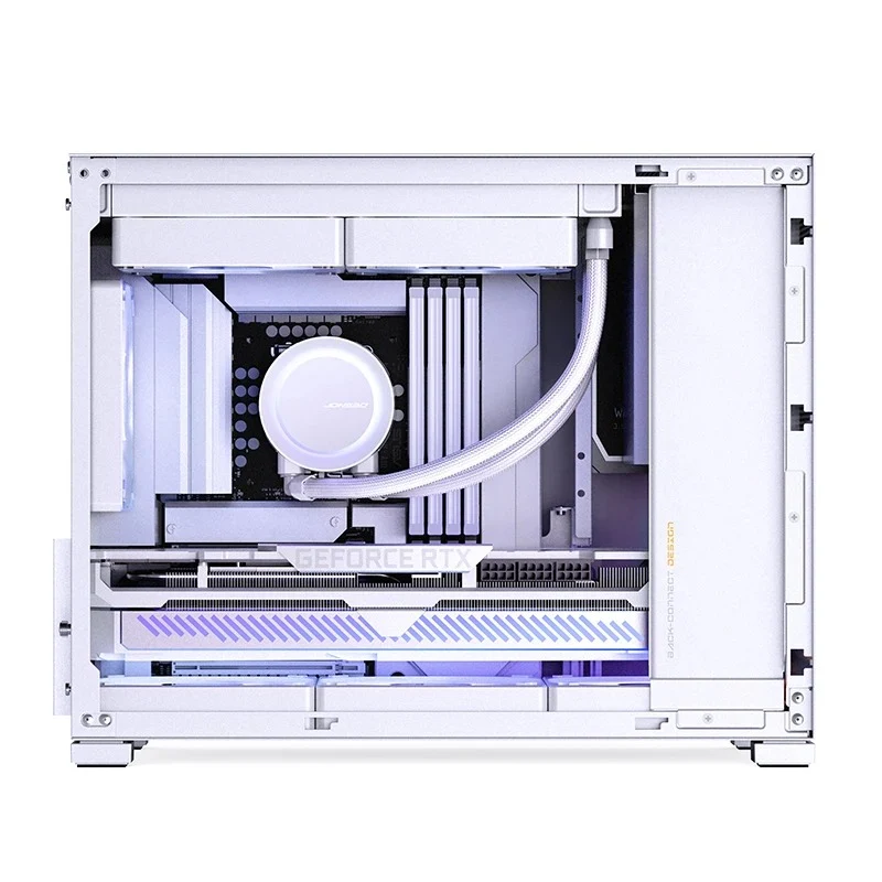 Jonsbo D32 STD M-ATX Computer Case (Black, White)