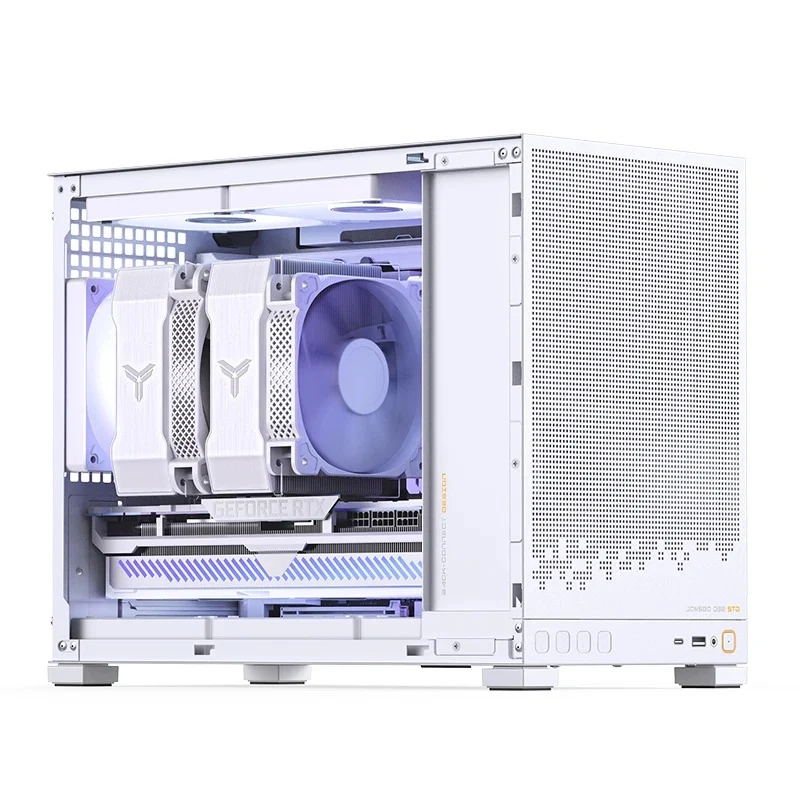 Jonsbo D32 STD M-ATX Computer Case (Black, White)