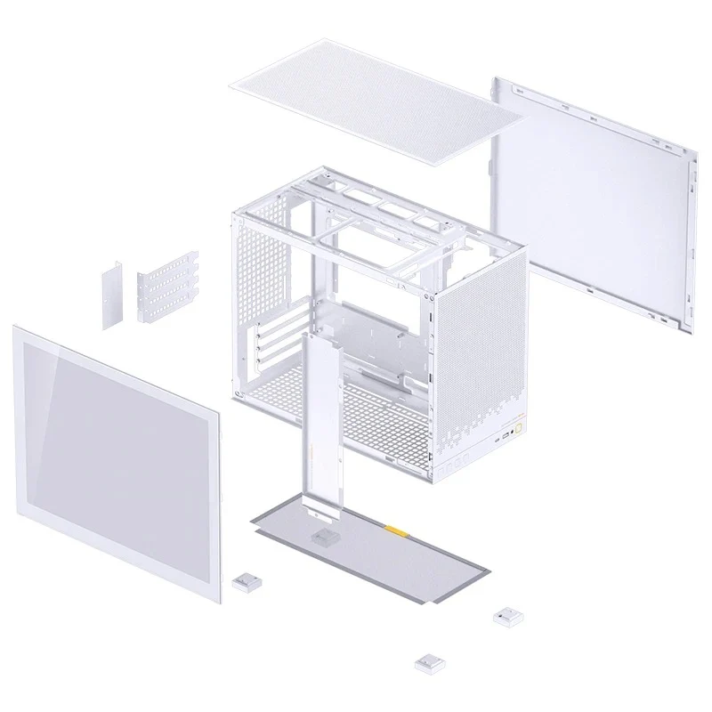 Jonsbo D32 STD M-ATX Computer Case (Black, White)