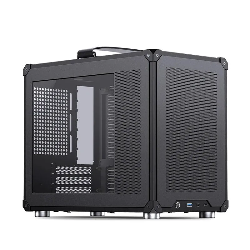 Jonsbo C6 Max M-ATX Handle Case (Black, White)