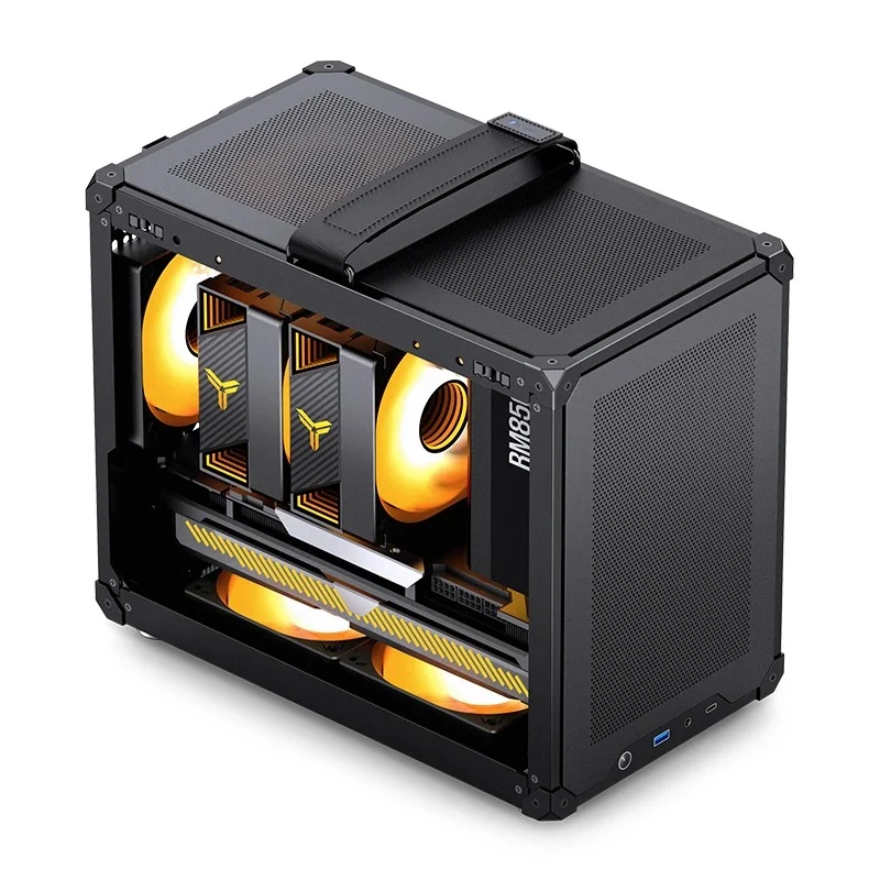 Jonsbo C6 Max M-ATX Handle Case (Black, White)