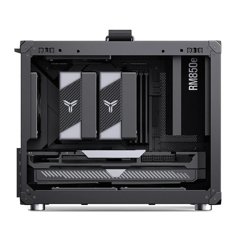 Jonsbo C6 Max M-ATX Handle Case (Black, White)