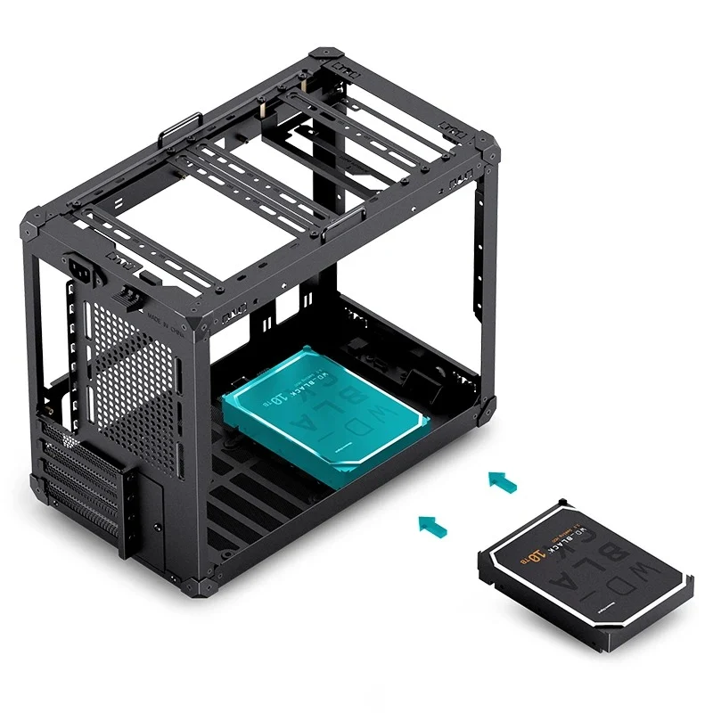 Jonsbo C6 Max M-ATX Handle Case (Black, White)