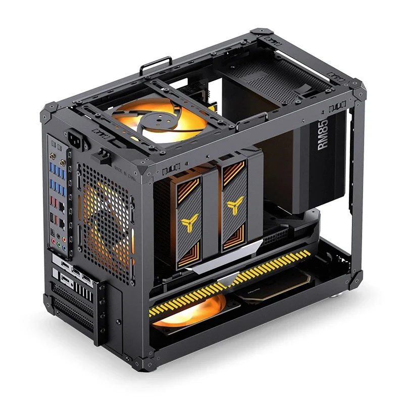 Jonsbo C6 Max M-ATX Handle Case (Black, White)