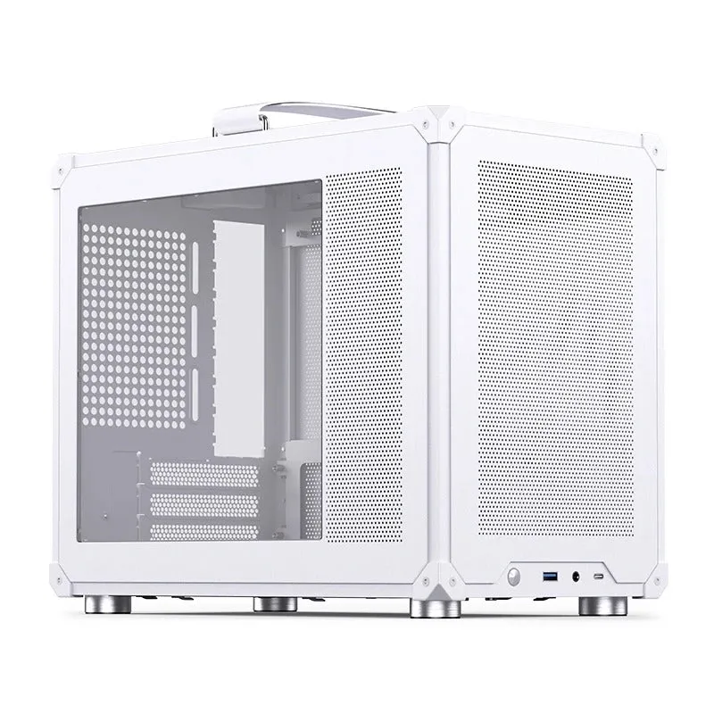 Jonsbo C6 Max M-ATX Handle Case (Black, White)