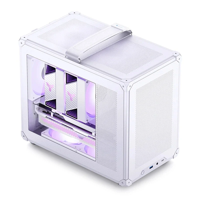 Jonsbo C6 Max M-ATX Handle Case (Black, White)