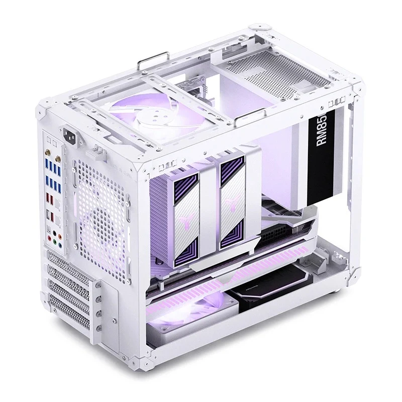 Jonsbo C6 Max M-ATX Handle Case (Black, White)
