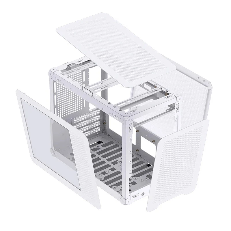Jonsbo C6 Max M-ATX Handle Case (Black, White)