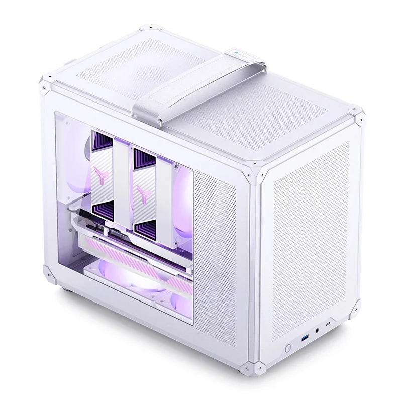 Jonsbo C6 Max M-ATX Handle Case (Black, White)