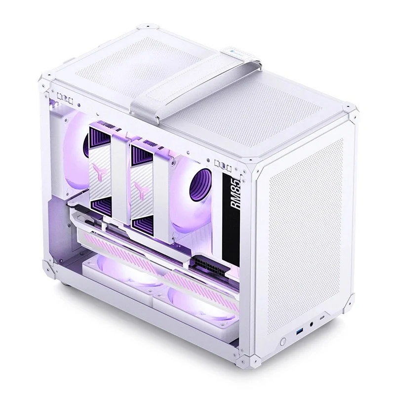 Jonsbo C6 Max M-ATX Handle Case (Black, White)