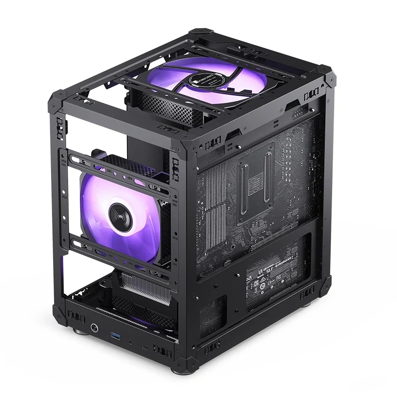 Jonsbo C6 Handle M-ATX Separated Cabinet Case (Black)