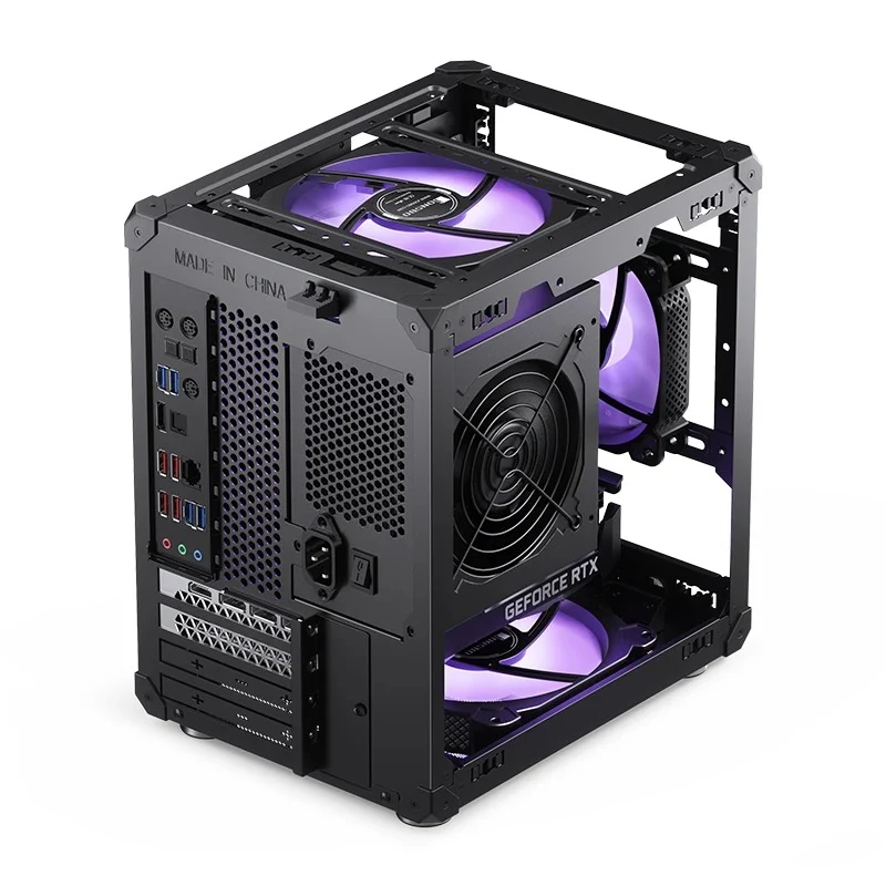 Jonsbo C6 Handle M-ATX Separated Cabinet Case (Black)