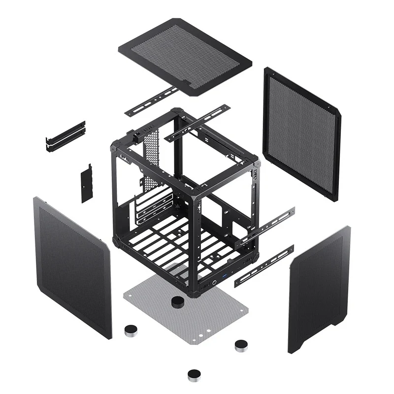 Jonsbo C6 Handle M-ATX Separated Cabinet Case (Black)