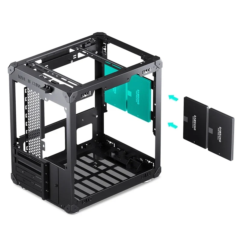 Jonsbo C6 Handle M-ATX Separated Cabinet Case (Black)