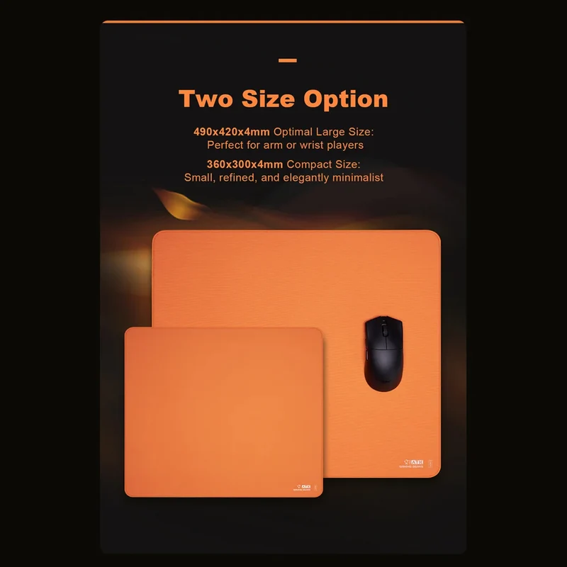ATK Sky XSoft eSport Gaming Mousepad (Orange) (Small)