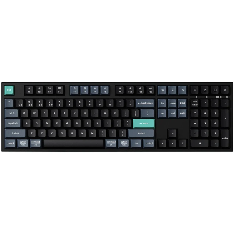 Keychron B36 Full-Size Wireless Keyboard (Deep Black) (B36-K9)