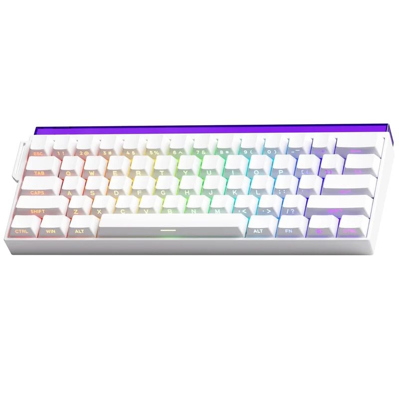 Veekos Shine60 HE Multi-Mode ARGB Backlit DIY Lightbox Hot-Swappable Magnetic Keyboard (Akko Flash Magnetic Switch)