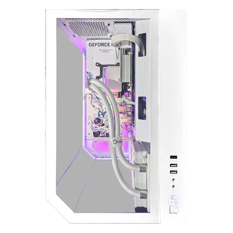 Sophos Zentra White Desktop Gaming PC | AMD Ryzen 7 7700X | 32GB RAM | 1TB SSD | with WiFi + Bluetooth | GeForce RTX 5070 OC | Windows 11 Pro