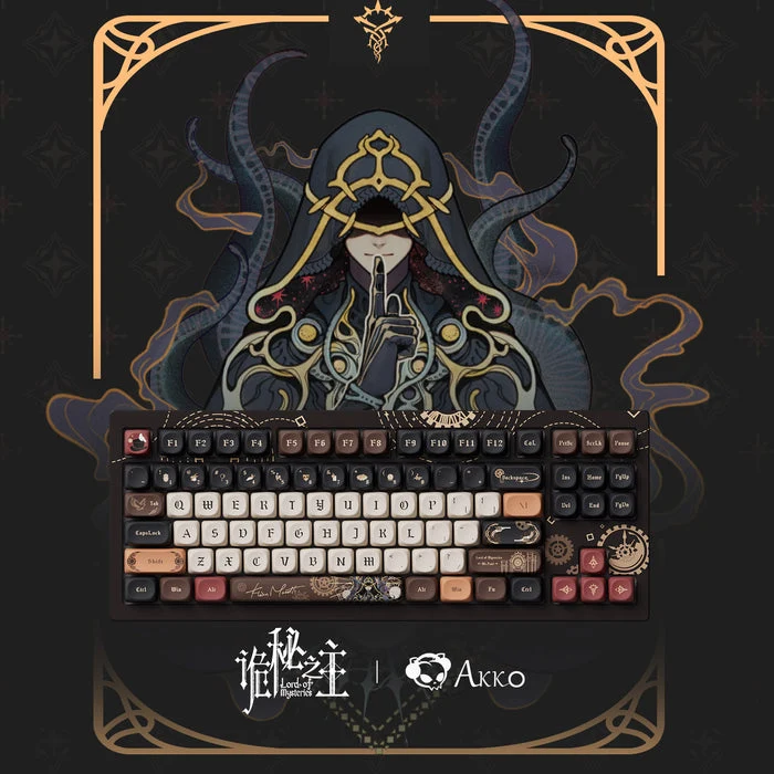 Akko 5087B v2 Lord of Mysteries Multi-Mode RGB Hot-Swappable Mechanical Keyboard (Akko V3 Piano Pro Switch)