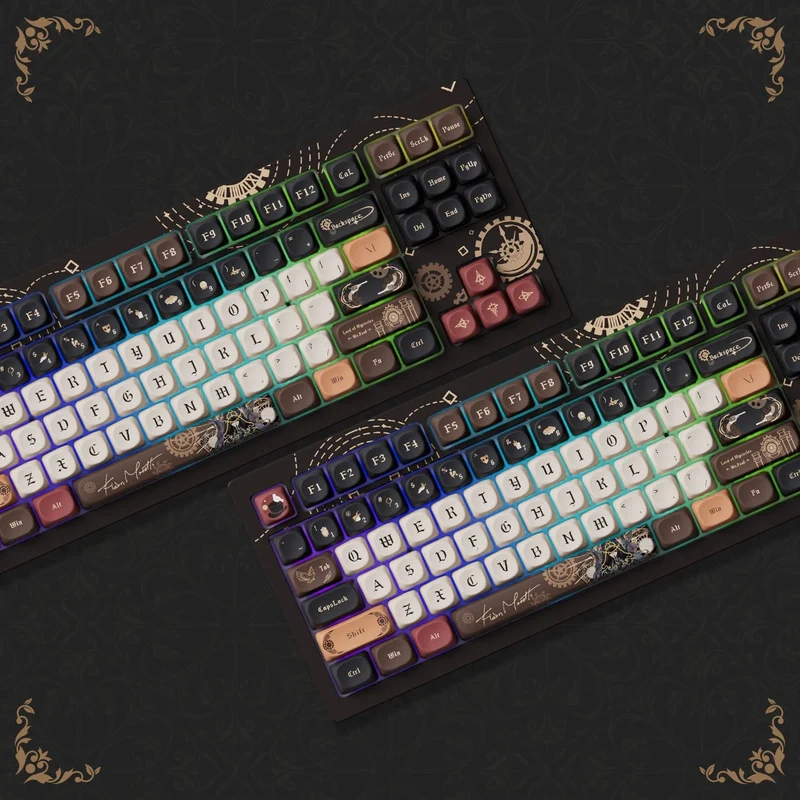 Akko 5087B v2 Lord of Mysteries Multi-Mode RGB Hot-Swappable Mechanical Keyboard (Akko V3 Piano Pro Switch)