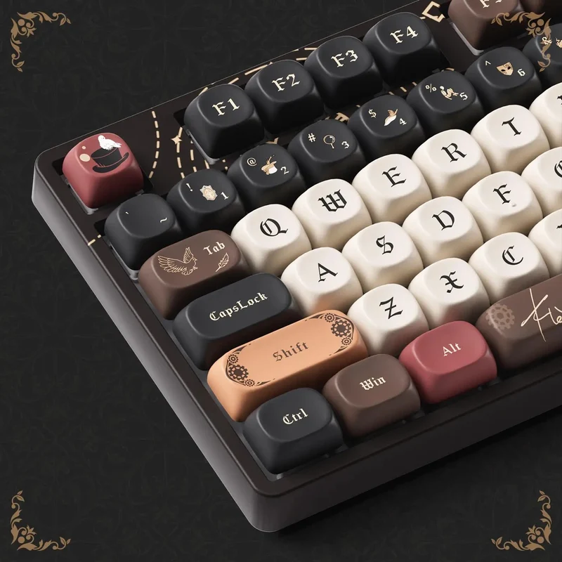 Akko 5087B v2 Lord of Mysteries Multi-Mode RGB Hot-Swappable Mechanical Keyboard (Akko V3 Piano Pro Switch)