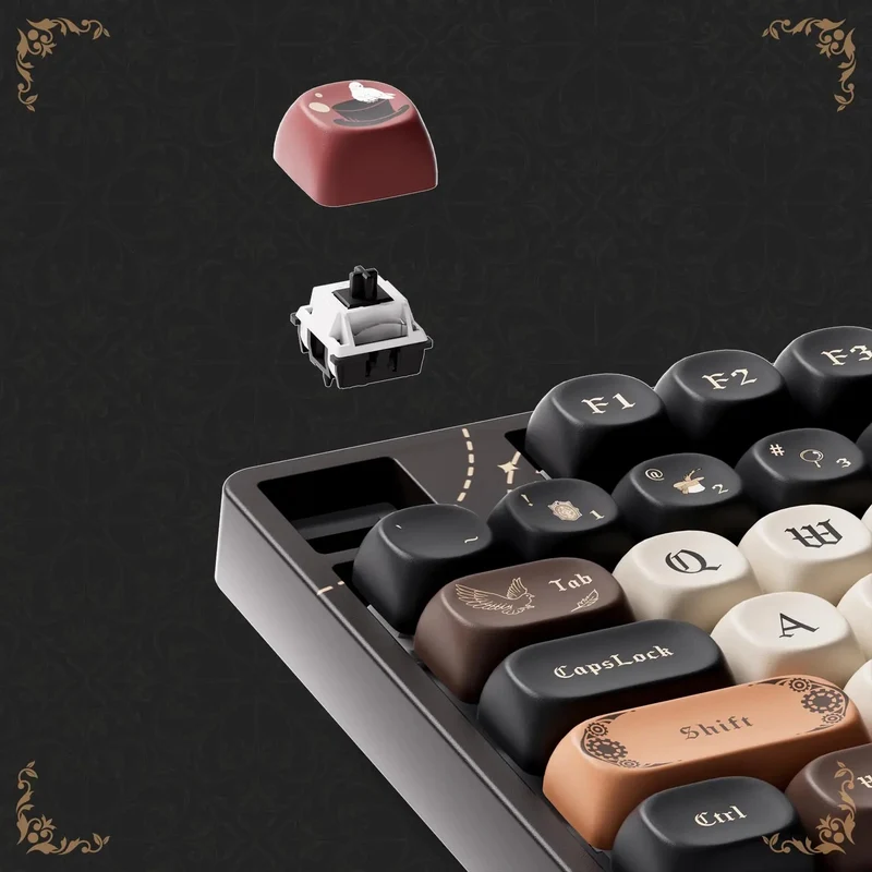 Akko 5087B v2 Lord of Mysteries Multi-Mode RGB Hot-Swappable Mechanical Keyboard (Akko V3 Piano Pro Switch)