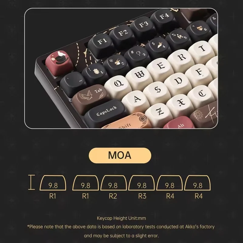 Akko 5087B v2 Lord of Mysteries Multi-Mode RGB Hot-Swappable Mechanical Keyboard (Akko V3 Piano Pro Switch)