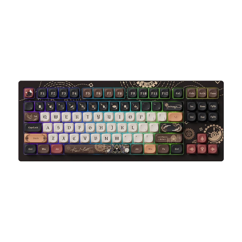Akko 5087B v2 Lord of Mysteries Multi-Mode RGB Hot-Swappable Mechanical Keyboard (Akko V3 Piano Pro Switch)