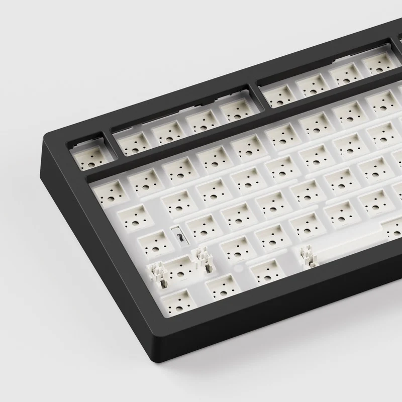 MonsGeek M2 V5 VIA Barebone Custom Kit Aluminum Case Multi-Mode RGB Hot-Swappable Mechanical Keyboard (Dark Night)