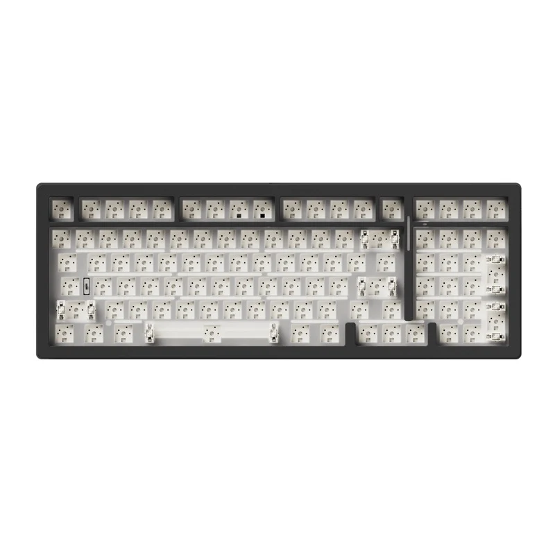 MonsGeek M2 V5 VIA Barebone Custom Kit Aluminum Case Multi-Mode RGB Hot-Swappable Mechanical Keyboard (Dark Night)