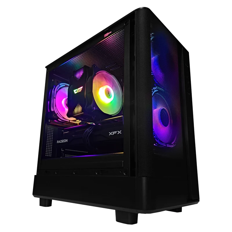 Sigma DB330M Black Desktop Gaming PC | AMD Ryzen 7 8700F | 32GB RAM | 1TB SSD | with WiFi + Bluetooth | RX 9060 XT OC | Windows 11 Pro