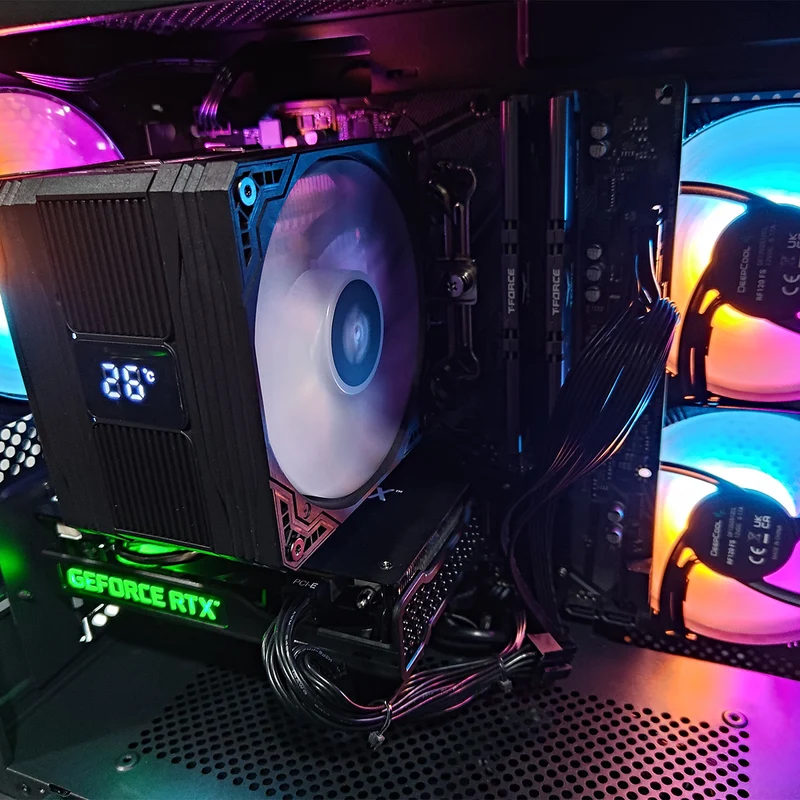 Alpha Eris TG Black Desktop Gaming PC | AMD Ryzen 5 5500 | 16GB RAM | 512GB SSD | RTX 3050 | Windows 11 Pro