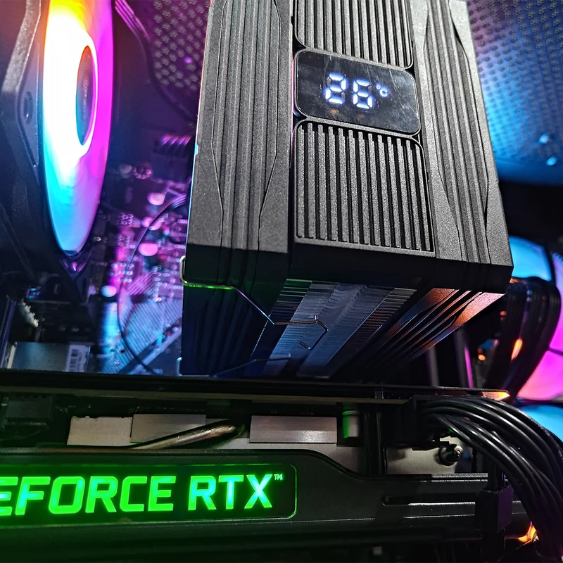 Alpha Eris TG Black Desktop Gaming PC | AMD Ryzen 5 5500 | 16GB RAM | 512GB SSD | RTX 3050 | Windows 11 Pro