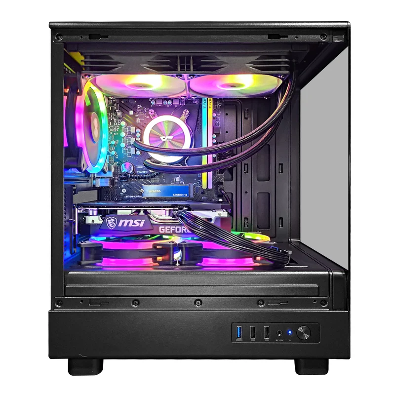 Alpha DB330M Black Desktop Gaming PC | Ryzen 5 5500 | 16GB RAM | 512GB SSD | RTX 3050 | Windows 11 Pro