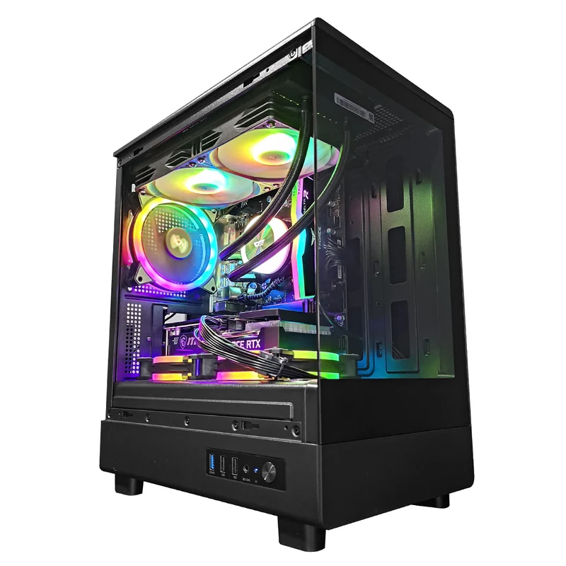 Alpha DB330M Black Desktop Gaming PC | Ryzen 5 5500 | 16GB RAM | 512GB SSD | RTX 3050 | Windows 11 Pro