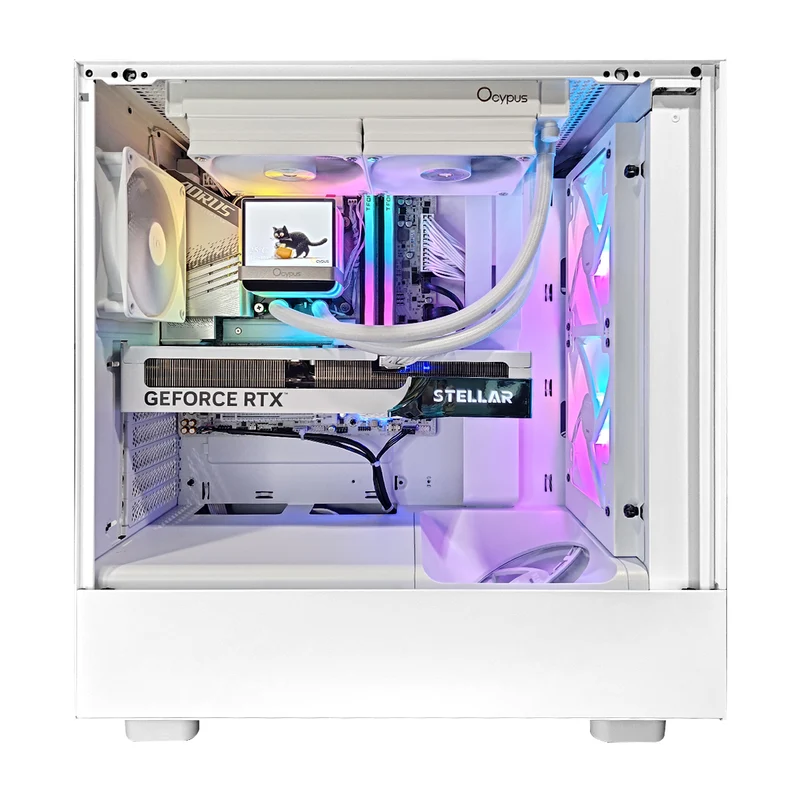 Optima H5 Flow White Desktop Gaming PC | Intel i7 14700F | 32GB RAM | 1TB SSD | RTX 5070 TI OC | Windows 11 Pro