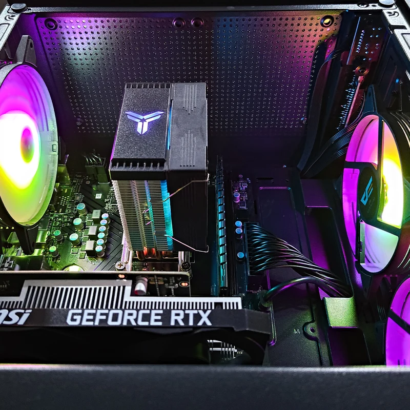 Alpha M305 Mesh Black Desktop Gaming PC | AMD Ryzen 5 5500 | 16GB RAM | 512GB SSD | RTX 3050 | Windows 11 Pro