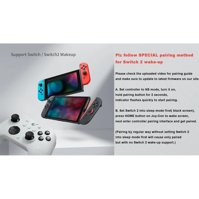 Gulikit ES Pro Controller (Black, White)