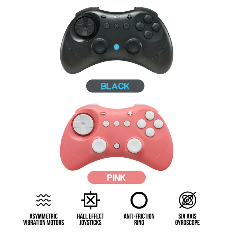 Gulikit Elves 2 Controller (Black, Pink) (NS58)
