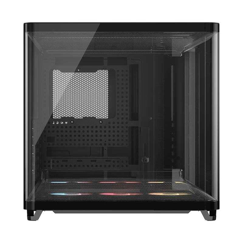 Corsair AIR 5400 RS-R ARGB TG Triple Chamber Mid-Tower PC Case (Black, White)