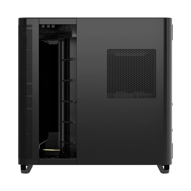 Corsair AIR 5400 RS-R ARGB TG Triple Chamber Mid-Tower PC Case (Black, White)