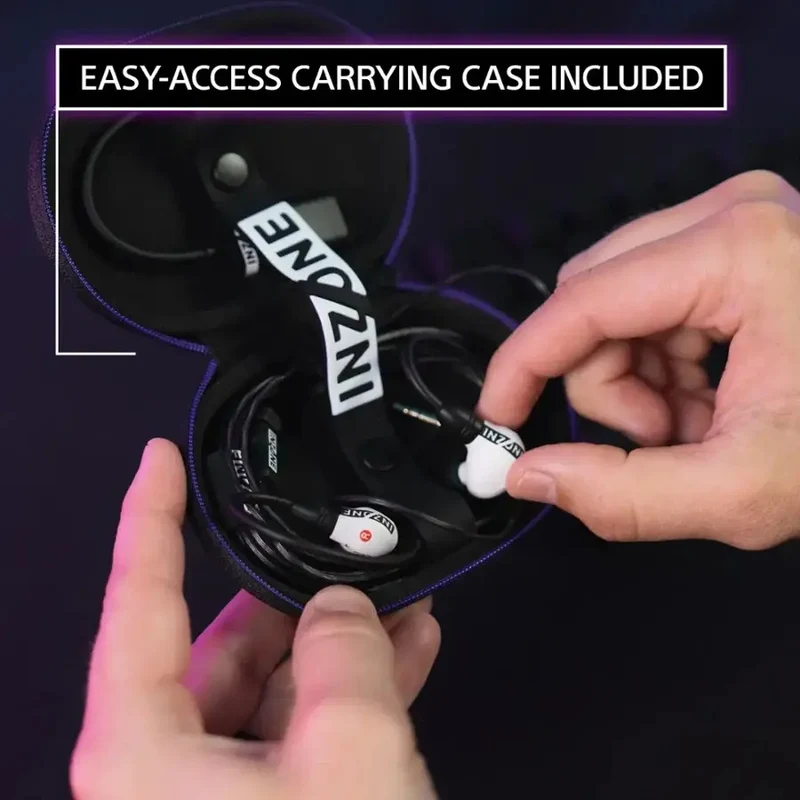 Sony Inzone E9 IER-G900 In-Ear Gaming Headphones (Black, White)