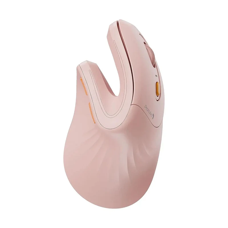 ProtoArc EM11 NL Rechargeable Multi-Device Ergonomic Vertical Mouse (Black, Black/Green, White, Black/Blue, Black/Gold, White/Gold, Pink, Black/Grey, Black/Purple, Black/Pink)