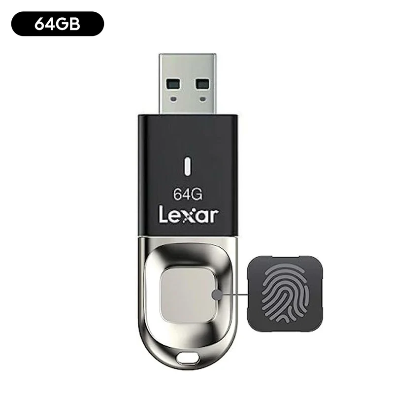 Lexar JumpDrive Fingerprint F35 USB 3.0 Type-A 150MB/s Read Flash Drive (32GB, 64GB)
